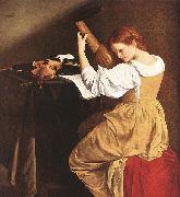 Orazio Gentileschi The Lute Player by Orazio Gentileschi. Germany oil painting artist